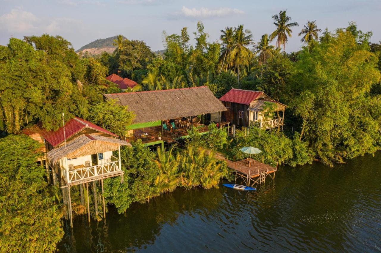 Green Mango Bungalows 캄폿 외부 사진