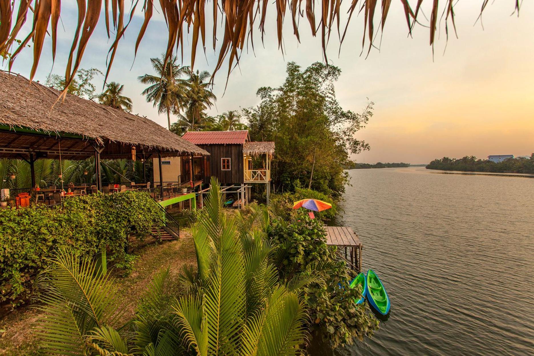 Green Mango Bungalows 캄폿 외부 사진